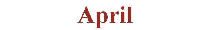 april Specials